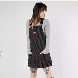 DICKIES | Pinstripe Overall Dress